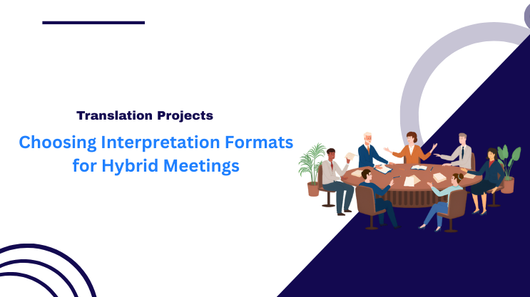 Choosing Interpretation Formats for Hybrid Meetings